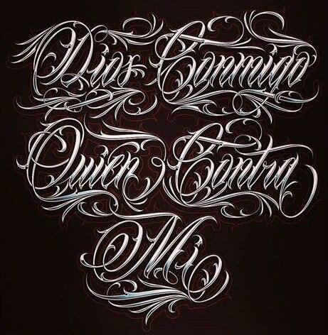 Chicano Calligraphy Tattoo Font Generator - Best Design Idea