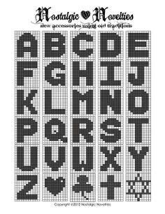 28 Block letters grid ideas | cross stitch fonts, cross stitch alphabet, cross stitch letters