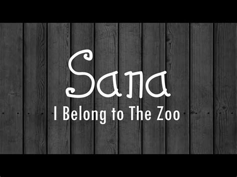 Sana I Belong to the Zoo Lyrics HD Chords - Chordify