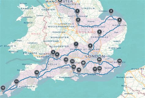 Printable Map Of Southern England