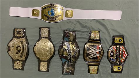 WWE Championship Toy Belt Collection - YouTube