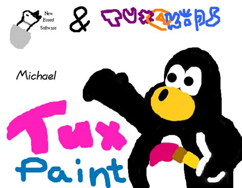 Art Gallery — "Tux Paint Welcome Screen" by Michael