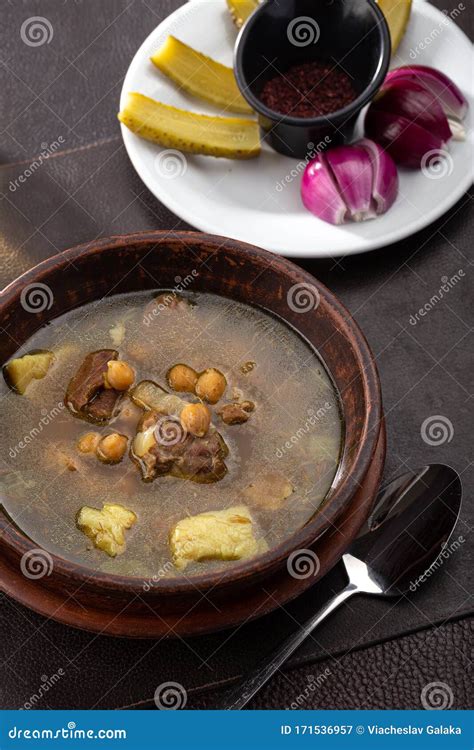 Lamb soup stock image. Image of broth, potatoes, delicious - 171536957