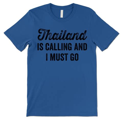 Thailand is Calling T Shirt. Funny Thailand Gift. - Etsy