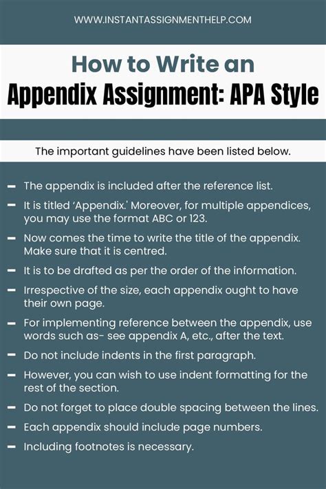 How to write an appendix in apa mla and chicago style – Artofit