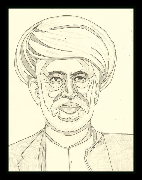 Mahatma JYOTIBA PHULE | Person sketch, Buddhist artwork, Sketches