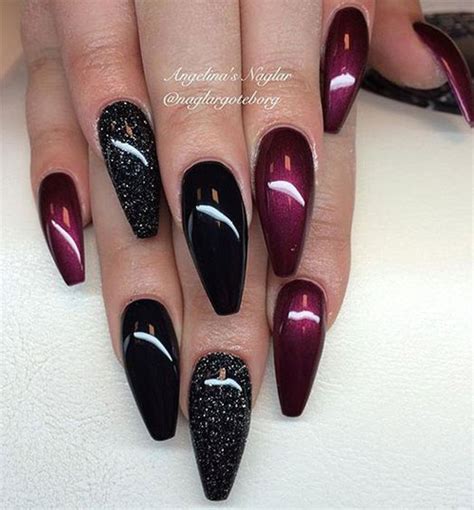 15 Black Gel Nail Art Designs & Ideas 2016 | Fabulous Nail Art Designs