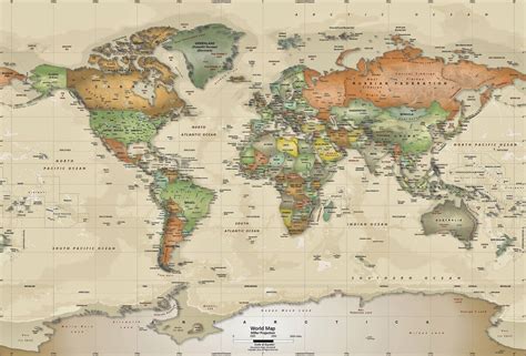 Vintage World Map Wallpapers - 4k, HD Vintage World Map Backgrounds on WallpaperBat