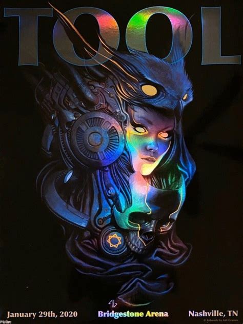 TOOL TOUR POSTER | Tool band artwork, Metal posters art, Tool band art