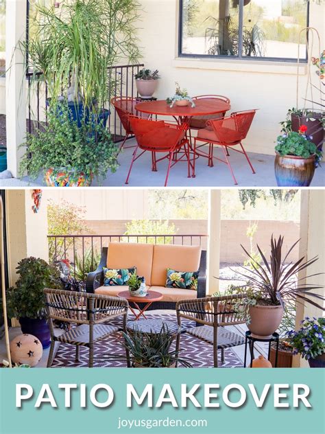 Patio Makeover DIY + Potted Plant Arrangement Ideas