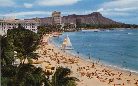 Waikiki Beach Honolulu Hawaii high resolution widescreen (1600 x 1003 ...