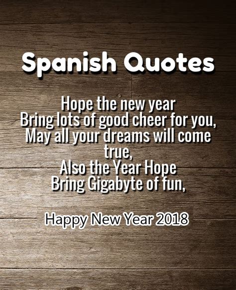 Happy New Year Quotes In Spanish 2018 | Quotes about new year, Happy ...