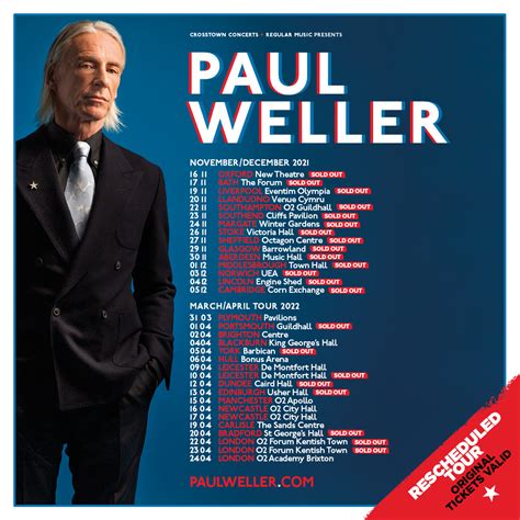 Paul Weller Tour 2024 - anne regina