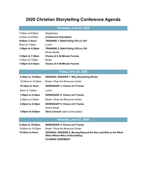 Conference Agenda | CSB