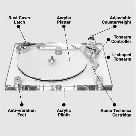 Audio Keeper | Clear High Fidelity Bluetooth Turntable ICE1