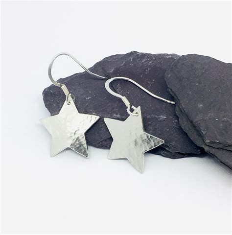 Silver star earrings - The Market Co