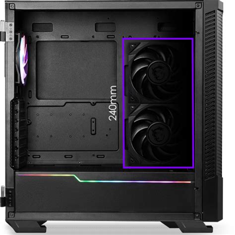 MSI MPG VELOX 100R ATX MID TOWER RGB CABINET BLACK WITH BEST AIR FLOW