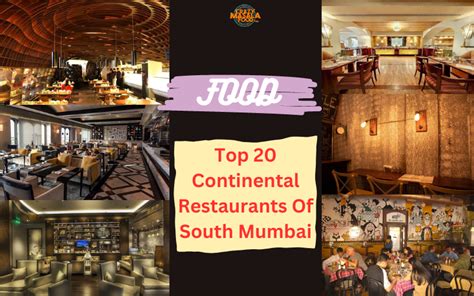 Top 20 Continental Restaurants Of South Mumbai - Crazy Masala Food