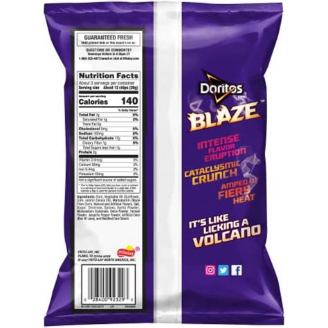 Doritos Blaze Flavored Tortilla Chips, 3.12 oz - Kroger