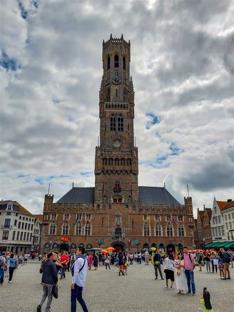 Belfry of Bruges. medieval bell tower. Bruges, Belgium. 2019 | Ferry ...