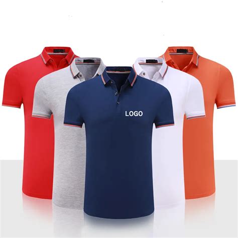 dropship custom logo uniform polo shirt embroidery logo wok wear digital printing clothing-in ...