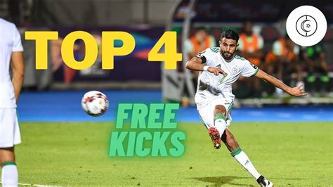 Riyad Mahrez - TOP 4 Free Kicks ! - YouTube