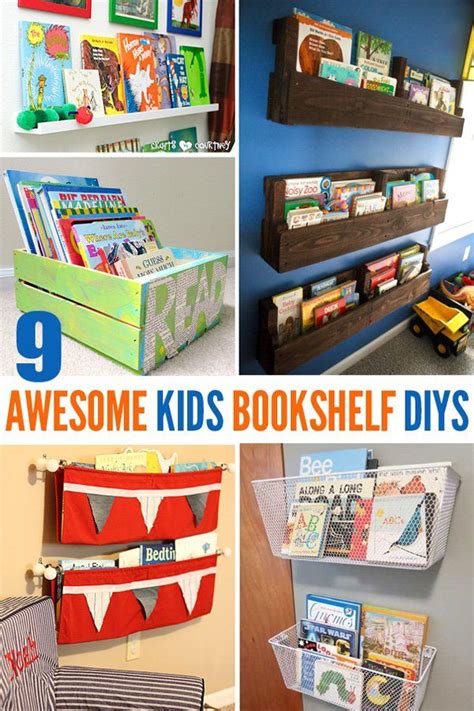 Diy Kids Wall Bookshelf