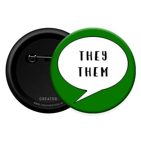 They them Button Badge – Creator