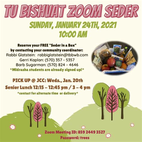 Tu Bishvat Seder 2021 jpg _002_ | Temple IsraelTemple Israel