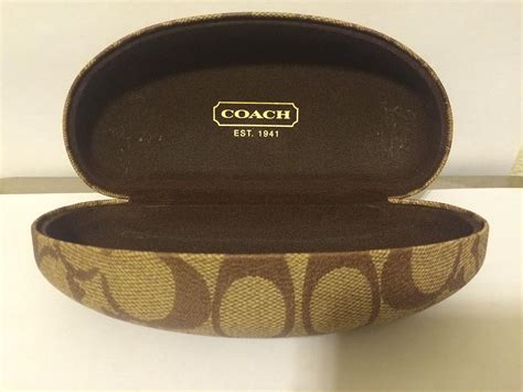 Amazon.com: Authentic Coach Sunglass Case with Cleaning Cloth: Shoes