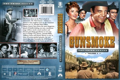 Gunsmoke Season 3 Volume 2 (2009) R1 DVD Cover - DVDcover.Com