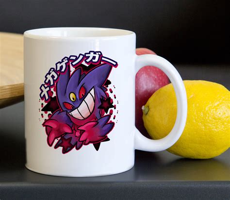 Mega Gengar Pokemon Evolution Tea Coffee Classic Ceramic Mug 11oz