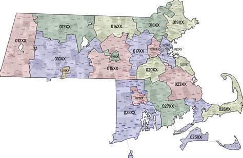 3 Digit Zip Code Map Massachusetts Map - vrogue.co