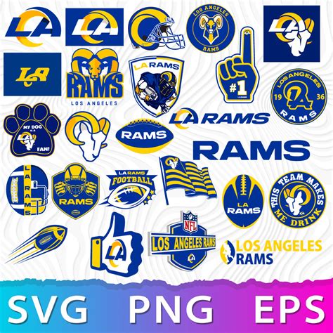 Los Angeles Rams Logo SVG, LA Rams Logo PNG, LA Rams Logo Do | Inspire ...