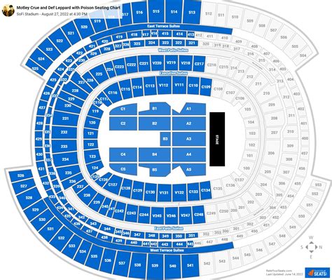 SoFi Stadium Concert Seating Chart - RateYourSeats.com