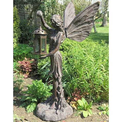 Fairy Garden Ornament With A Lantern | Statues | Pinterest | Fairy ...