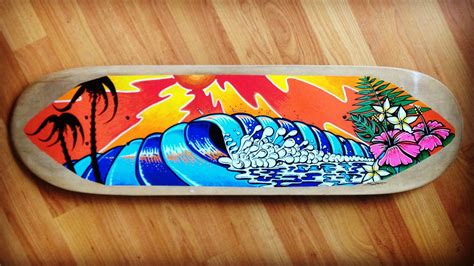 Posca pen skateboard deck. Modern Rogue Designs. | Posca pen, Rocket design, Skateboard