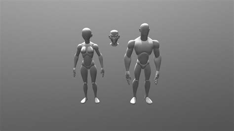 Free blender models human - loactive