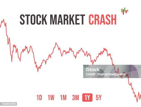 Stock Market Crash Graph Template Stock Illustration - Download Image ...