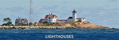 Lighthouses in Gloucester, MA and Rockport, MA