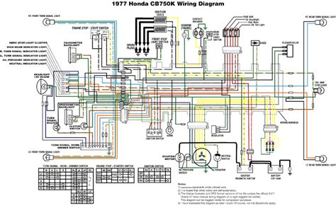 1977 Honda Cb750 Wiring Diagram - Conature