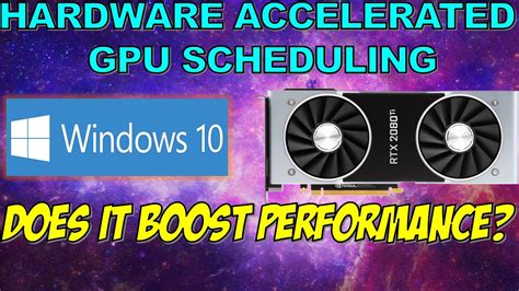 Hardware Accelerated GPU Scheduling Benchmarks TEST in 6 Games 1080P ...