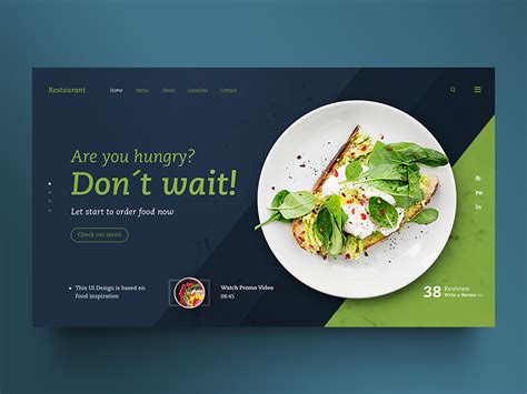 Restaurant Template | Food website design, Food web design, Web design ...