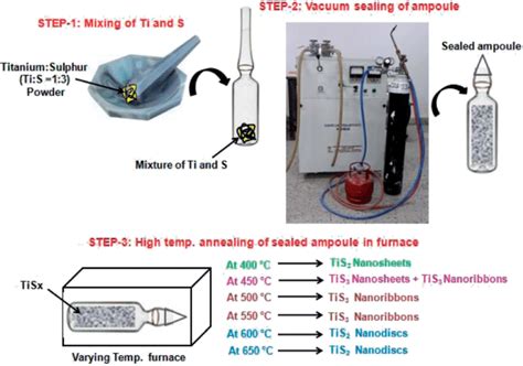 Schematic of the chemical vapour transport (CVT) method for the ...