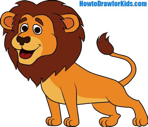 Lion Drawing Pictures For Kids