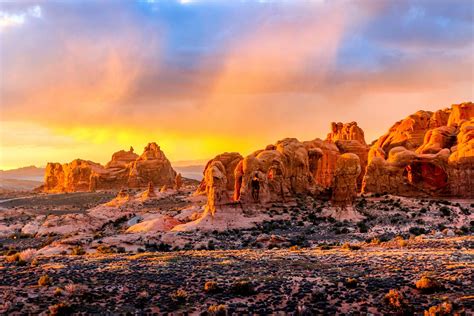 Incredible Sundown At Arches National Park 3110x2074 Taken By ... | Arches national park ...