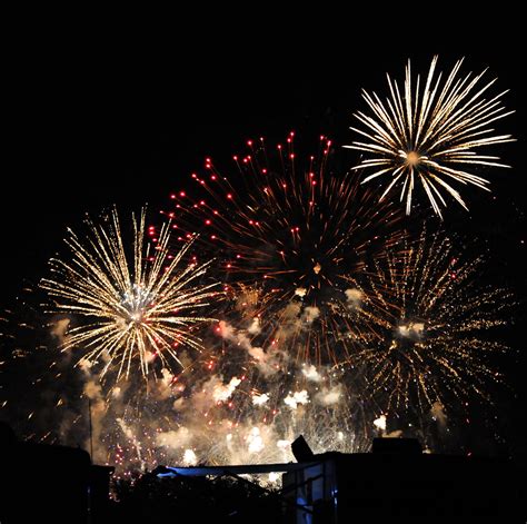 Fireworks Show, Balloon Fiesta, Albuquerque, 2015