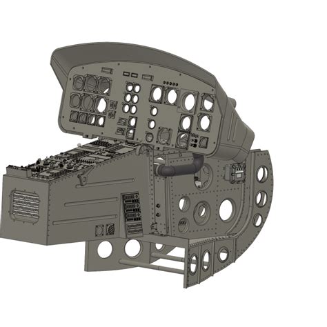 Cockpit Bell 204 (assembly set)