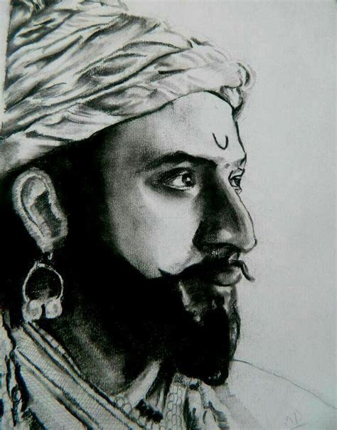 Amazing Pencil Sketch Of Chhatrapati Shivaji Maharaj | Images and ...