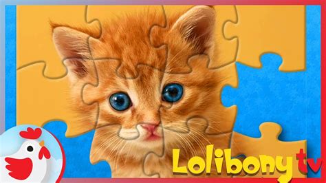 Animals Puzzle! Cat Puzzles Games for kids - YouTube